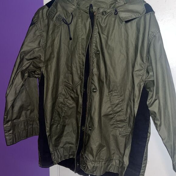 J Crew Cinched Swing Jacket Size XS Green - Picture 5 of 13